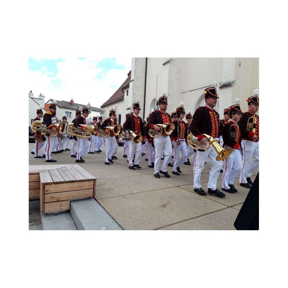 Stiftungsfest 2021 in Eisenstadt, Festzug und Kirche, Ausklang