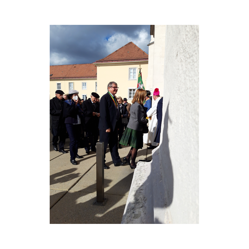 Stiftungsfest 2021 in Eisenstadt, Festzug und Kirche, Ausklang