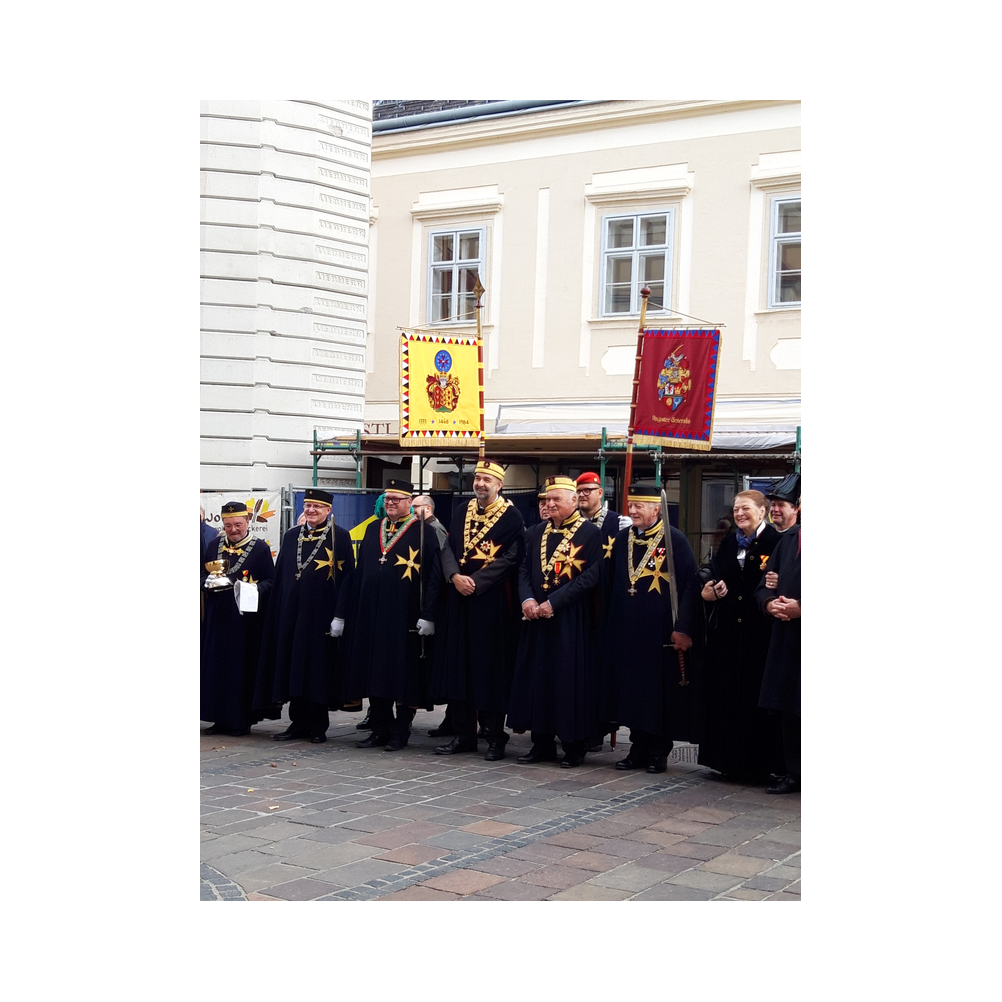 Stiftungsfest 2021 in Eisenstadt, Festzug und Kirche, Ausklang