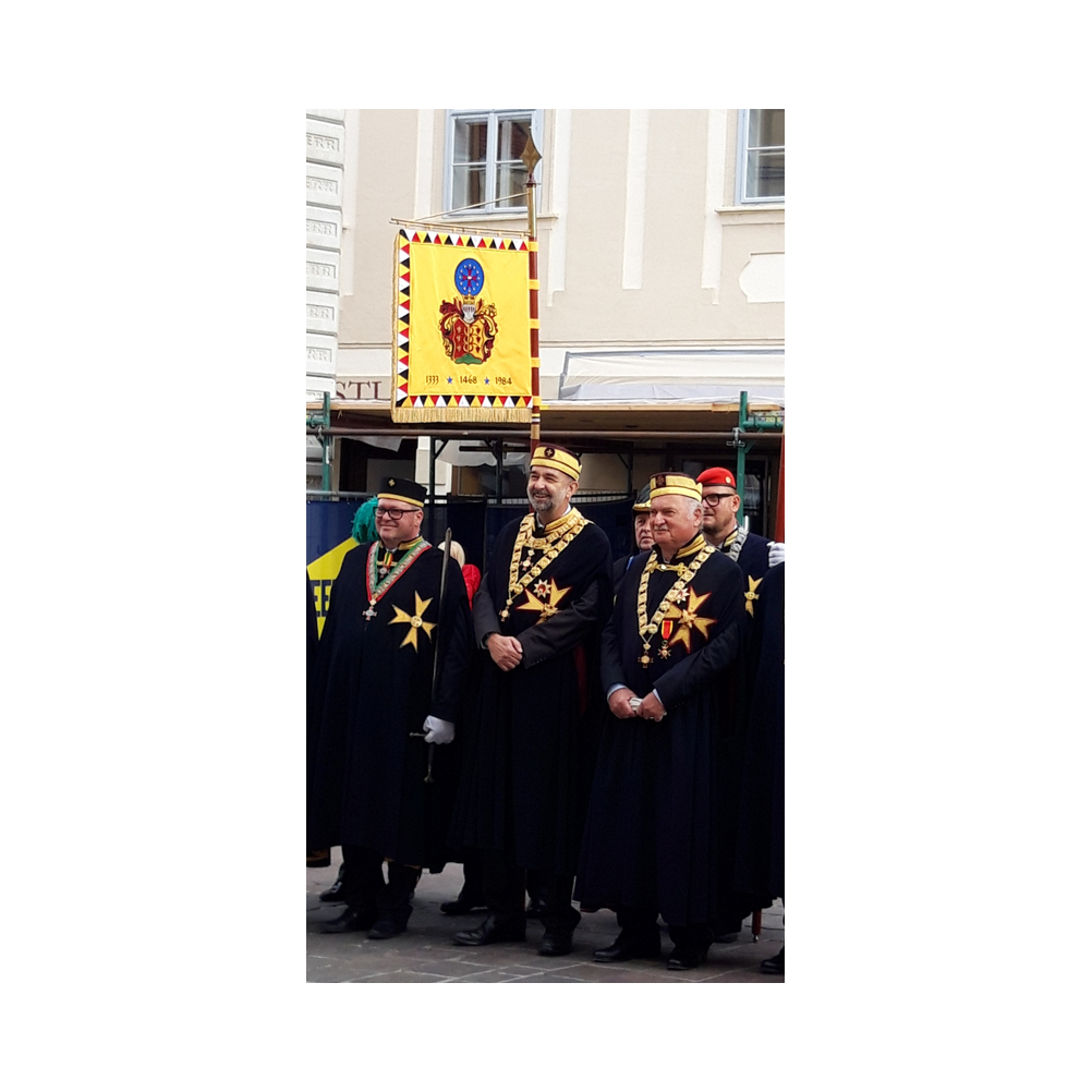 Stiftungsfest 2021 in Eisenstadt, Festzug und Kirche, Ausklang