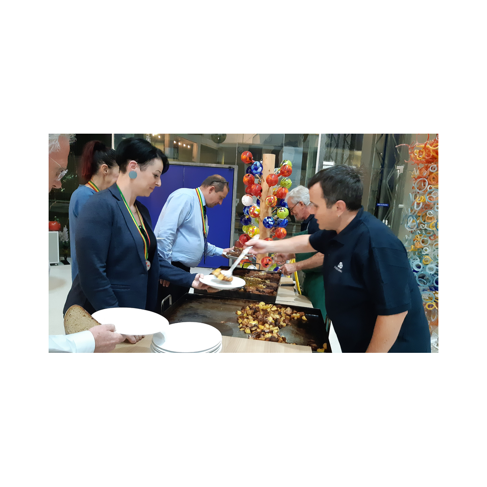 Besuch Kunstfabrik Bärnbach und Eisenfleisch Essen vom Legat Patria Lipizzianae Styriae