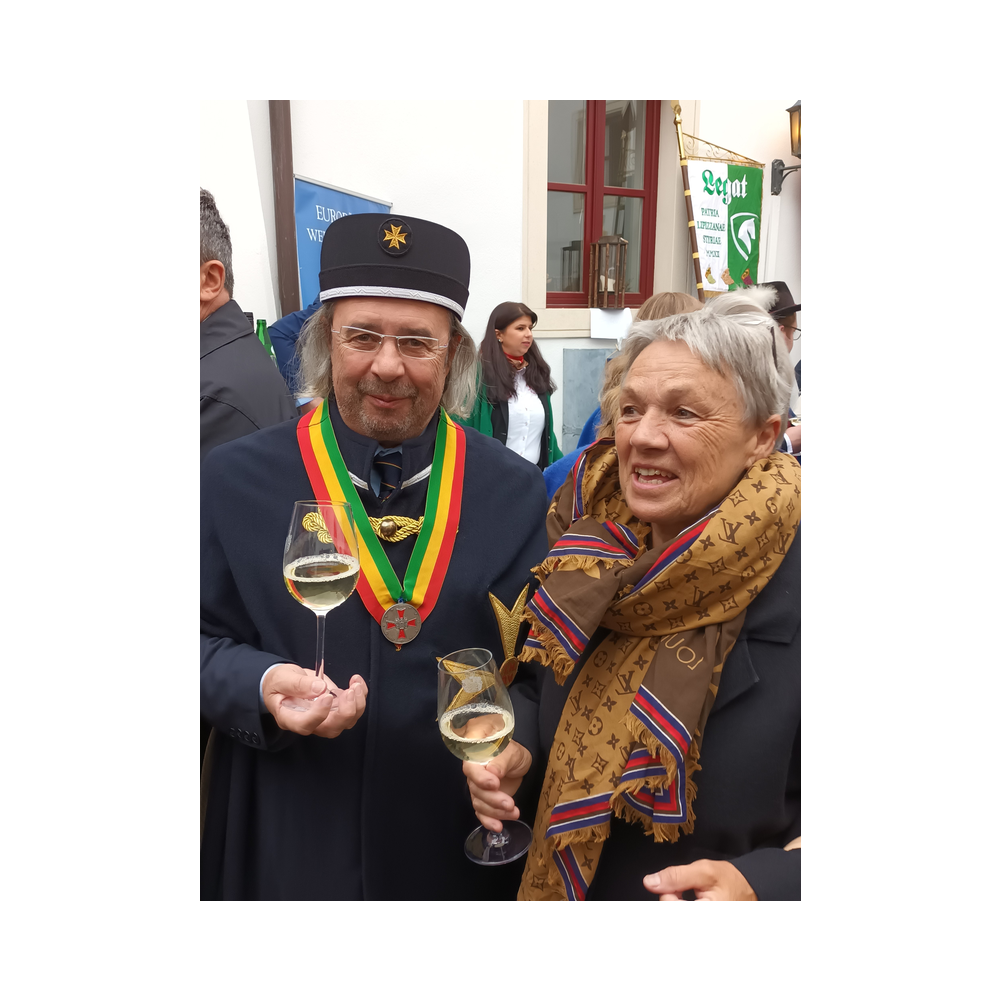 Stiftungsfest 2022 in Eisenstadt, Nobilitierung von Heinrich Zichtl und Alfred Jarema zum Eques, Festzug, Kirche und Ausklang