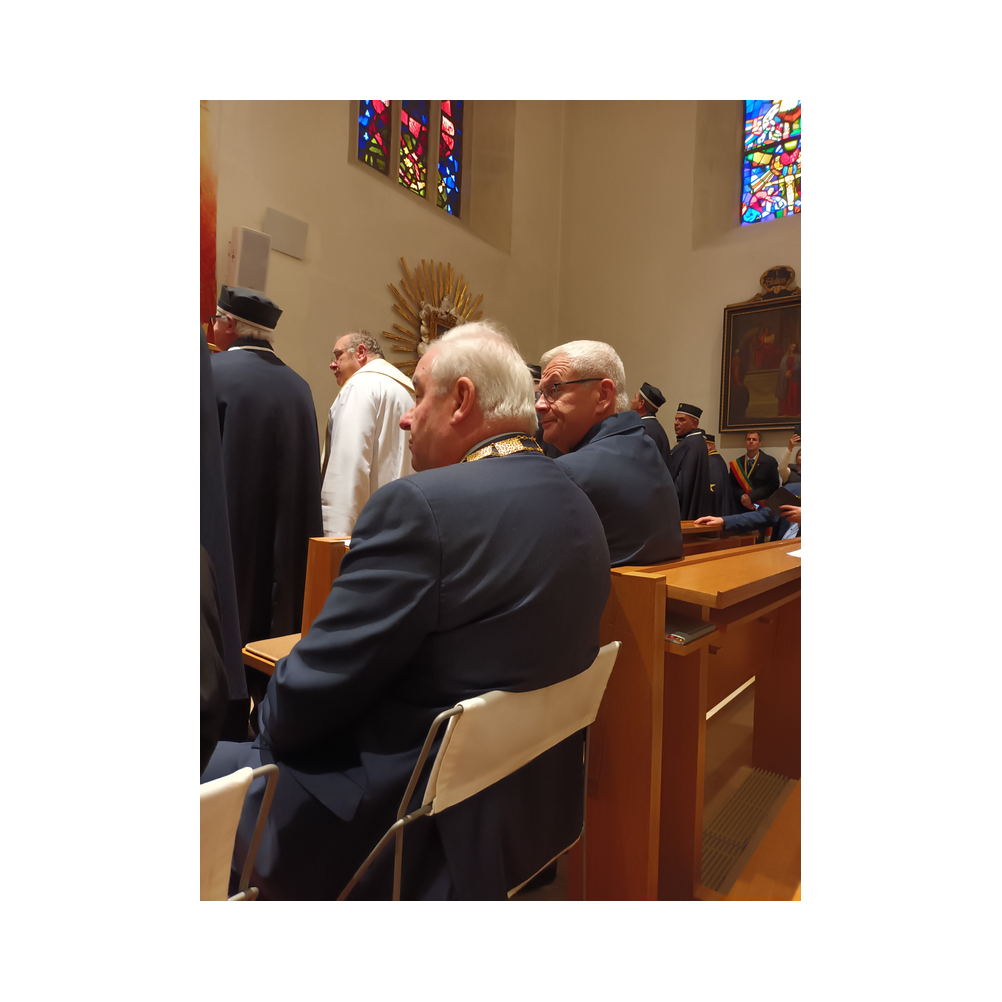 Stiftungsfest 2022 in Eisenstadt, Nobilitierung von Heinrich Zichtl und Alfred Jarema zum Eques, Festzug, Kirche und Ausklang