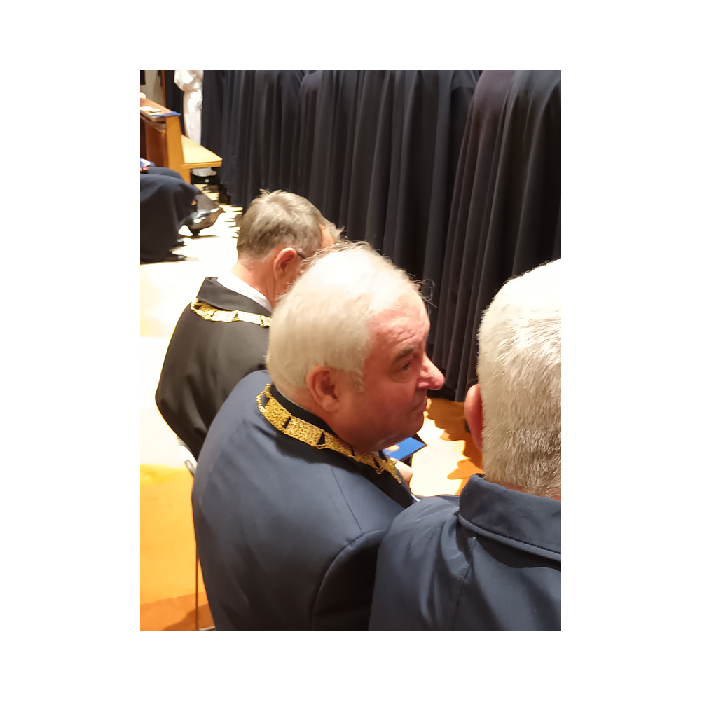 Stiftungsfest 2022 in Eisenstadt, Nobilitierung von Heinrich Zichtl und Alfred Jarema zum Eques, Festzug, Kirche und Ausklang