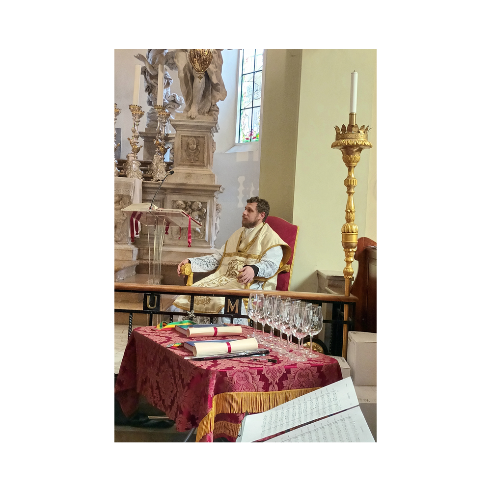 Consulatsfest in Italien, Festzug, Kirche und Festessen