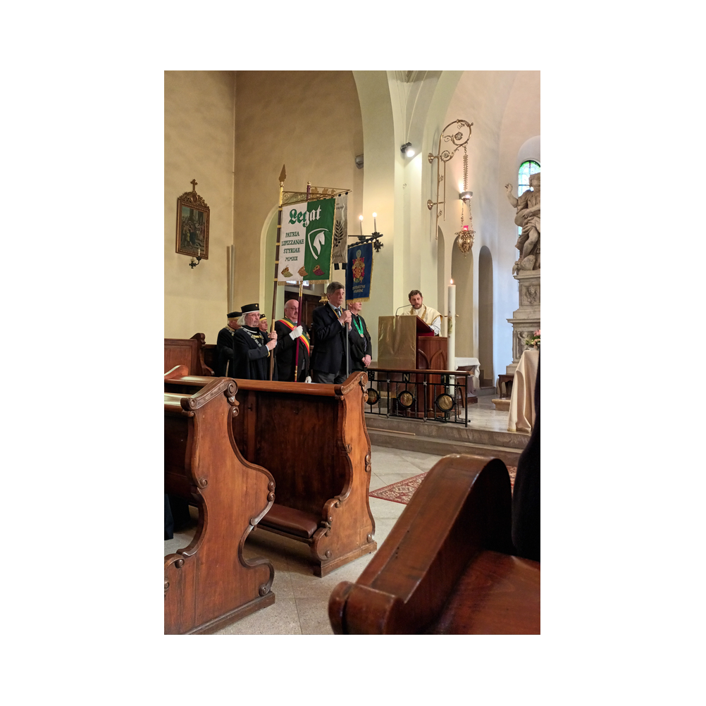 Consulatsfest in Italien, Festzug, Kirche und Festessen