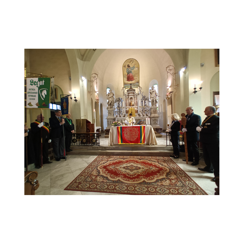 Consulatsfest in Italien, Festzug, Kirche und Festessen