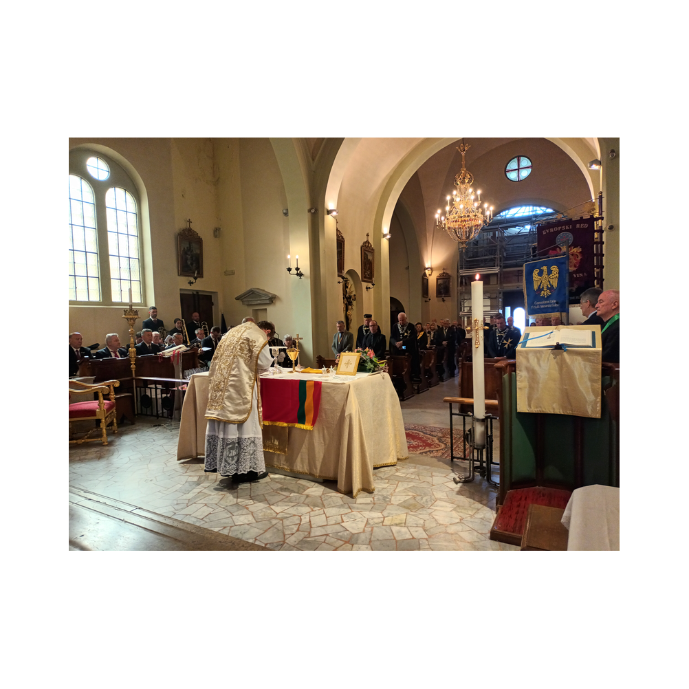 Consulatsfest in Italien, Festzug, Kirche und Festessen