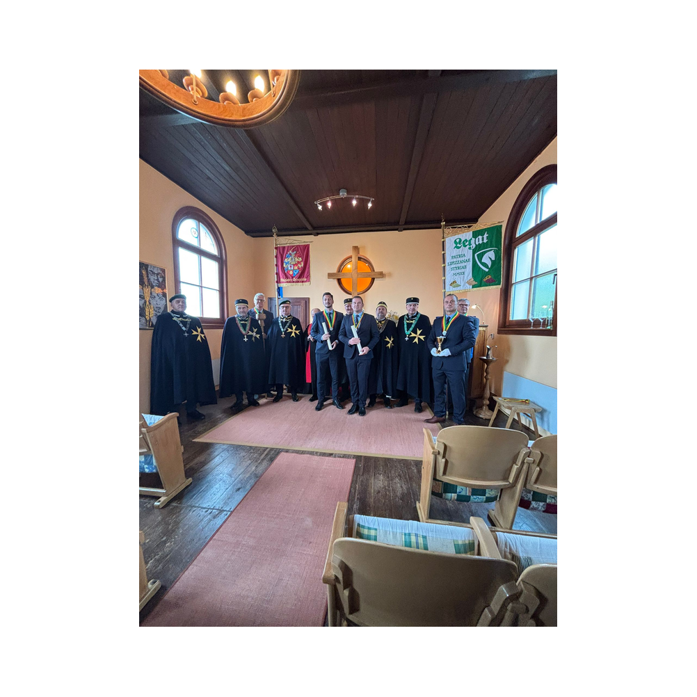 Komtureifest in Gleisdorf, Kirche, Akreditierungen, Gruppenbilder und Ausklang