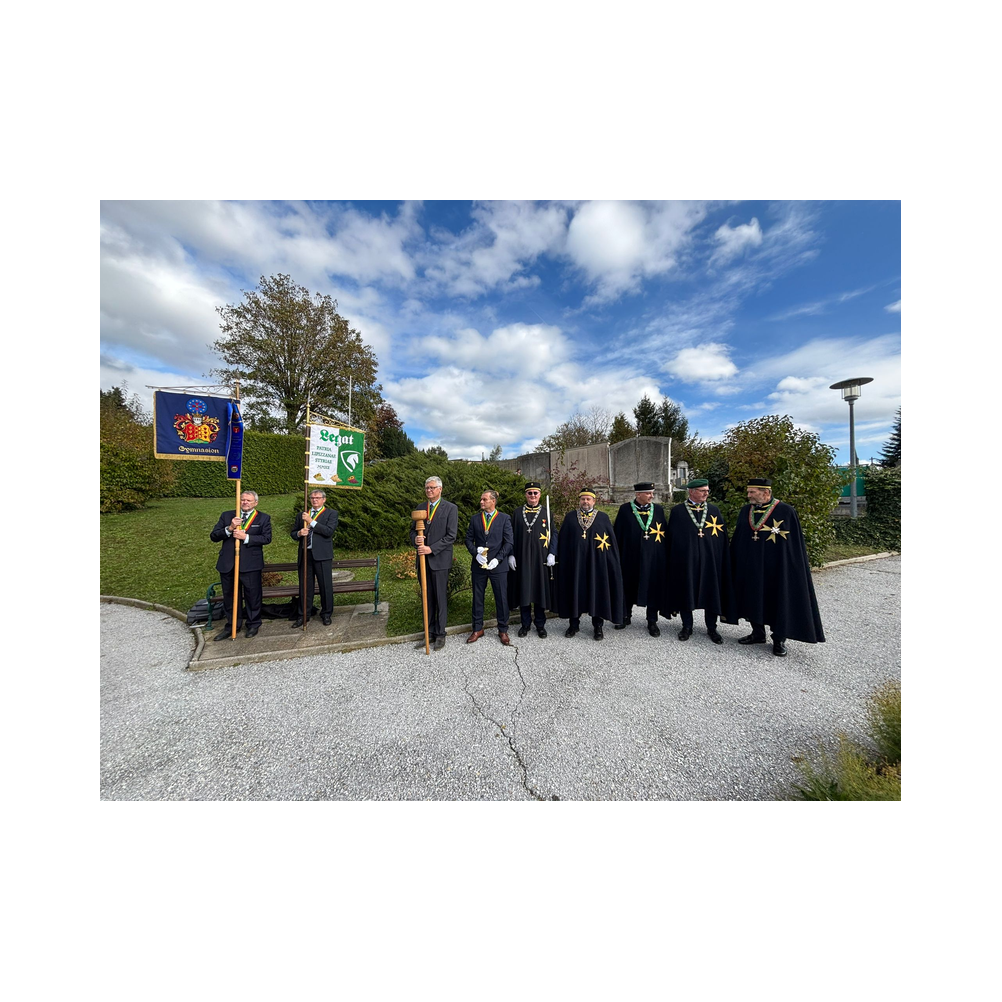 Komtureifest in Gleisdorf, Kirche, Akreditierungen, Gruppenbilder und Ausklang