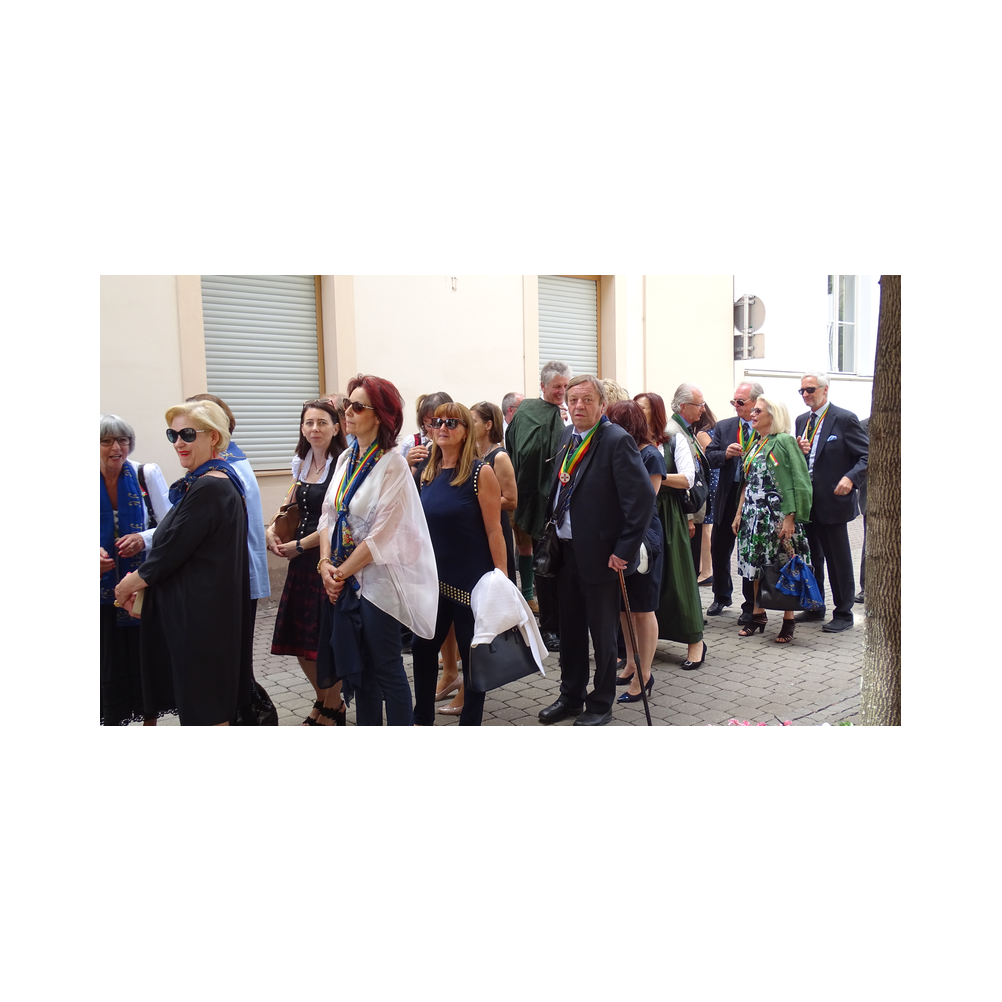 Legatsfest in Leoben, 2017. Viele Gäste, Messe in der Kirche und Ausklang