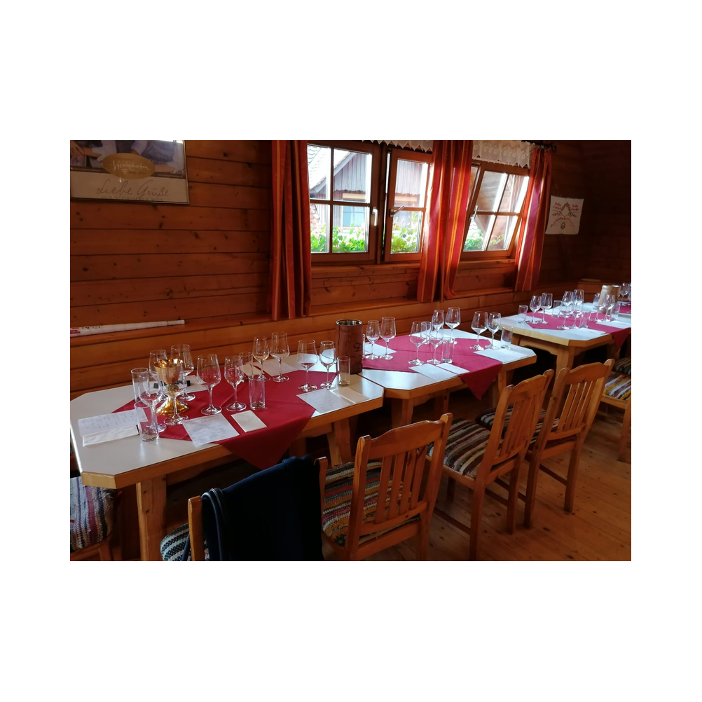 Besuchenschank Dokter, Weinverkostung und Jause