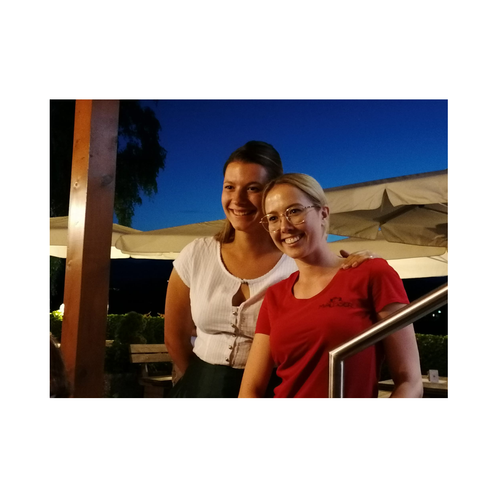 Tafelrunde Legat Patria Lipizzanae Styriae, Mostschenke Mausser, Gäste sowei Speisen und Getränke, Ausklang