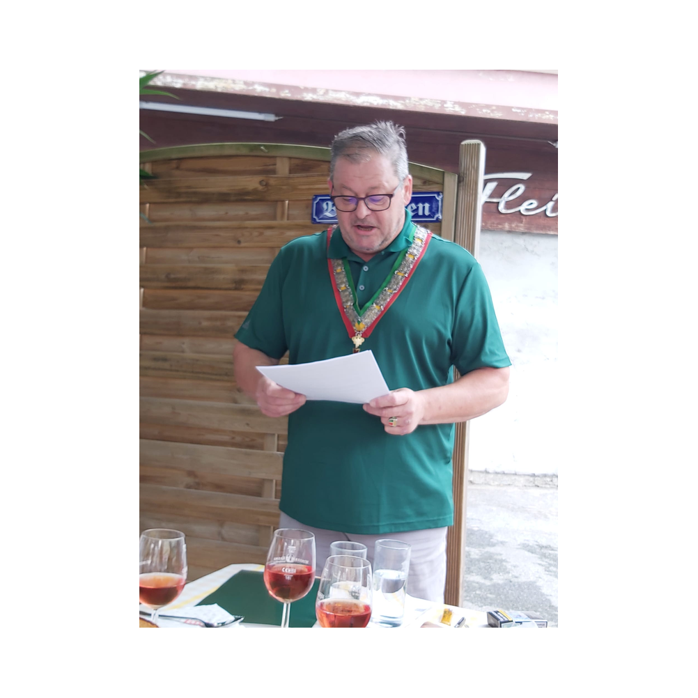 Schmankerlwanderung in Ligist vom Legat Patria Lipizzanae Styriae, Ansprache, Speisen und Ausklang