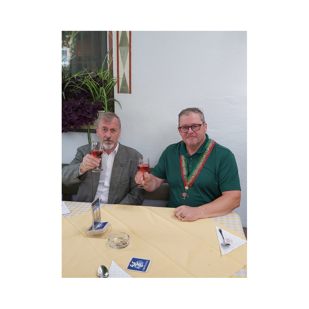 Schmankerlwanderung in Ligist vom Legat Patria Lipizzanae Styriae, Ansprache, Speisen und Ausklang