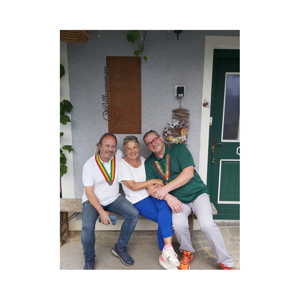 Schmankerlwanderung in Ligist vom Legat Patria Lipizzanae Styriae, Ansprache, Speisen und Ausklang