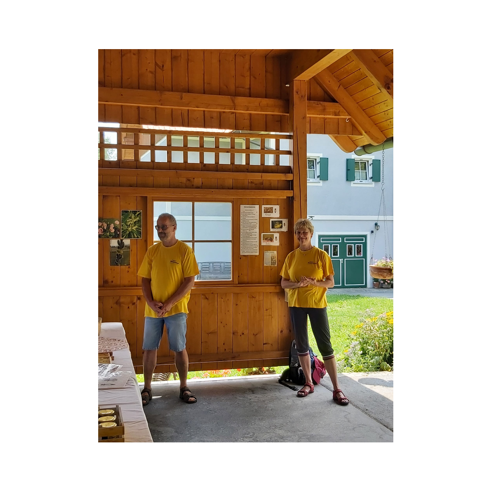 Schmankerlwanderung in Ligist vom Legat Patria Lipizzanae Styriae, Ansprache, Speisen und Ausklang