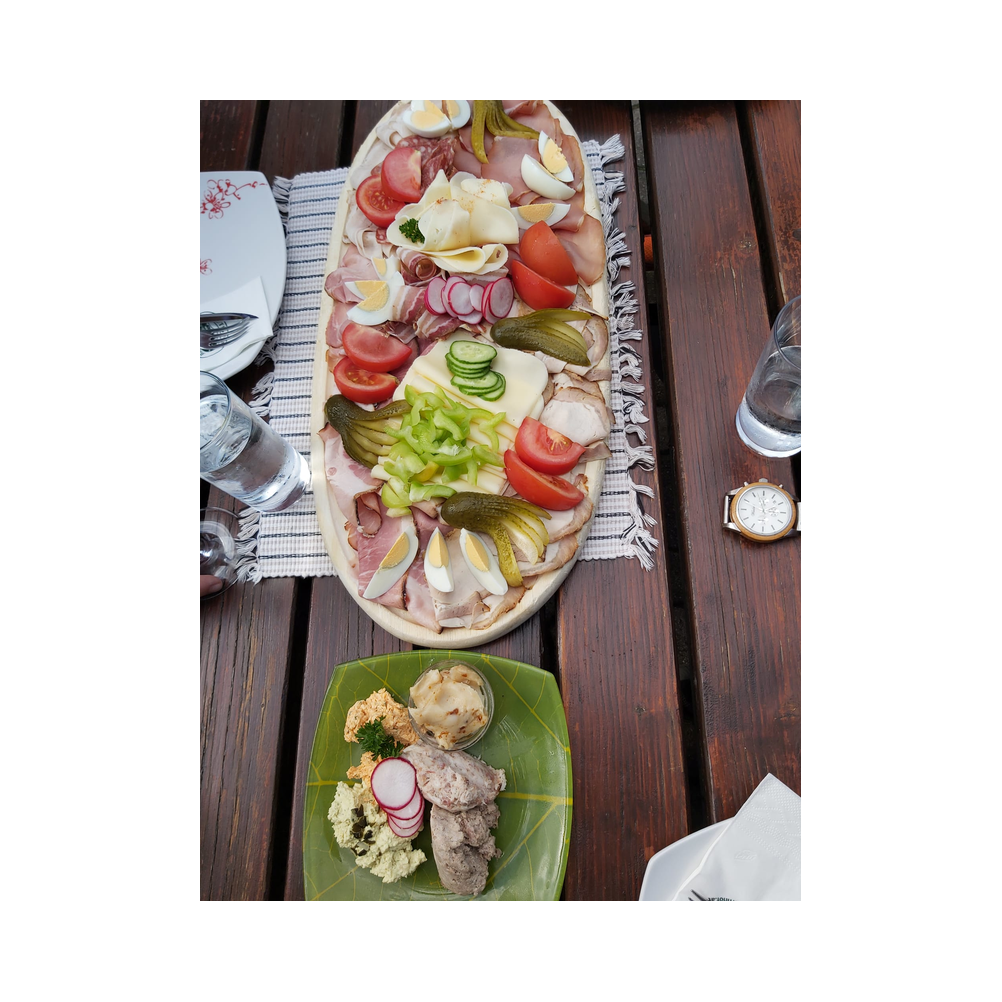 Schmankerlwanderung in Ligist vom Legat Patria Lipizzanae Styriae, Ansprache, Speisen und Ausklang