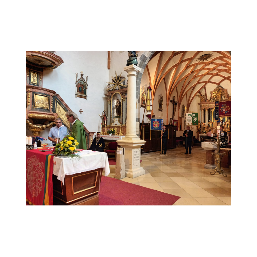 Wappenfest im Burgenland, Agappe, Kirche, Gäste und Ausklang