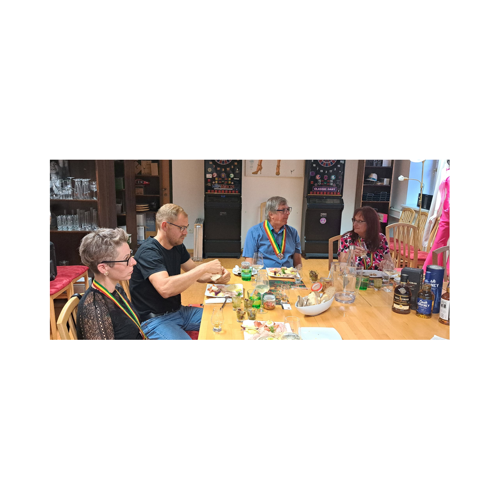 Shisky Seminar im K & K Köfalch, Gäste bei der Verkostung