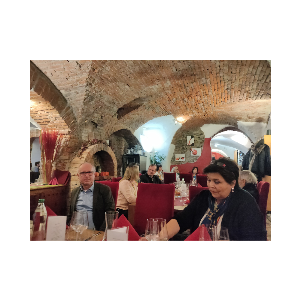 Tafelrunde Legat Leoben, Weine und Speisen