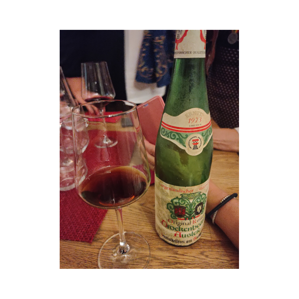 Tafelrunde Legat Leoben, Weine und Speisen