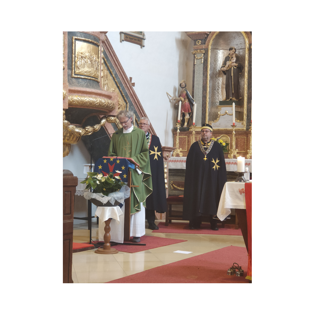 Wappenfest im Burgenland, Agappe, Kirche, Gäste und Ausklang