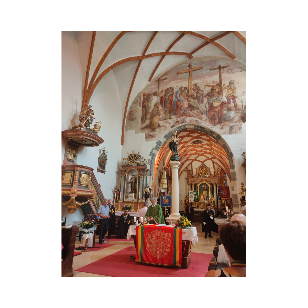 Wappenfest im Burgenland, Agappe, Kirche, Gäste und Ausklang