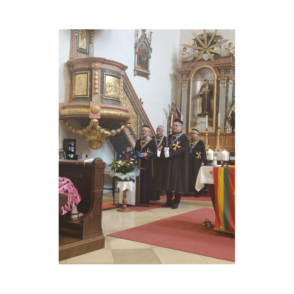 Wappenfest im Burgenland, Agappe, Kirche, Gäste und Ausklang