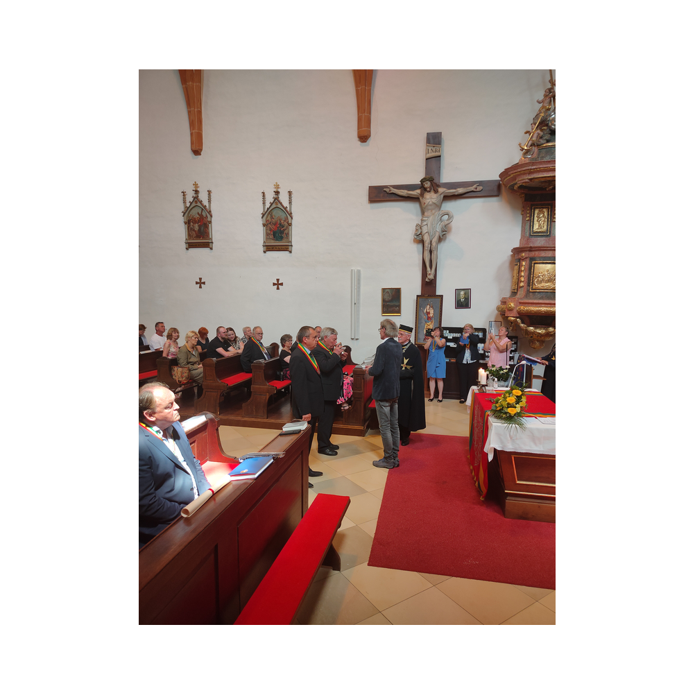 Wappenfest im Burgenland, Agappe, Kirche, Gäste und Ausklang