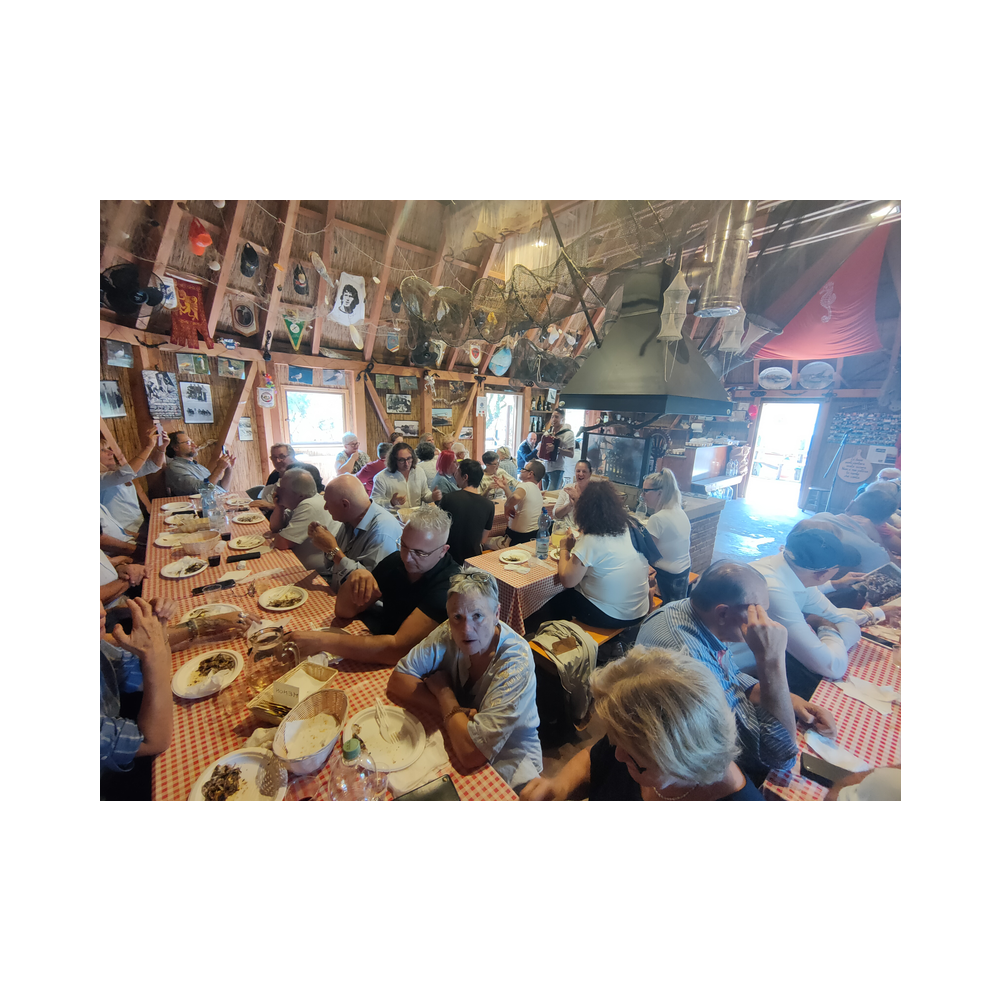 Besuch Consulat Italien, Schiffsfahrt in der Lagune von Marano, Gäste, Speisen und Getränke