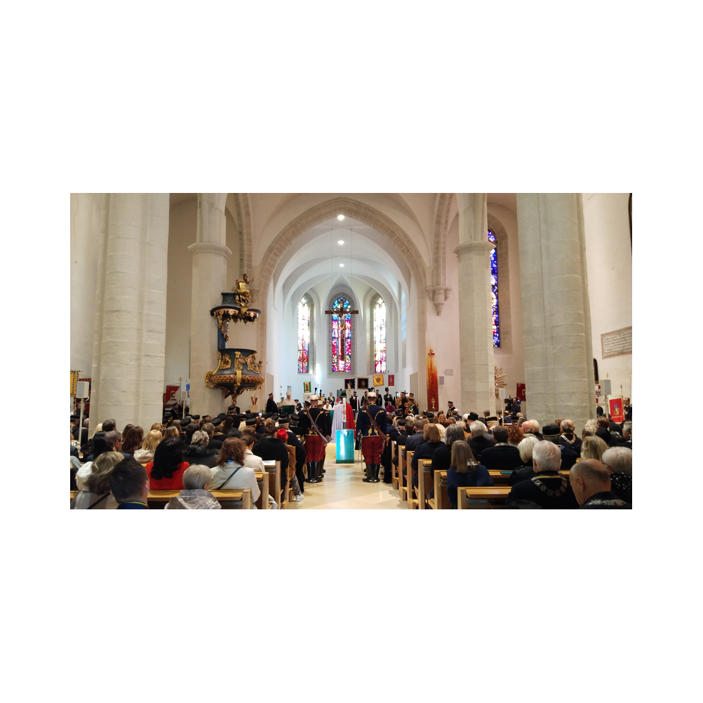 Stiftungsfest 2025 in Eisenstadt, Festzug, Kirche und Ausklang