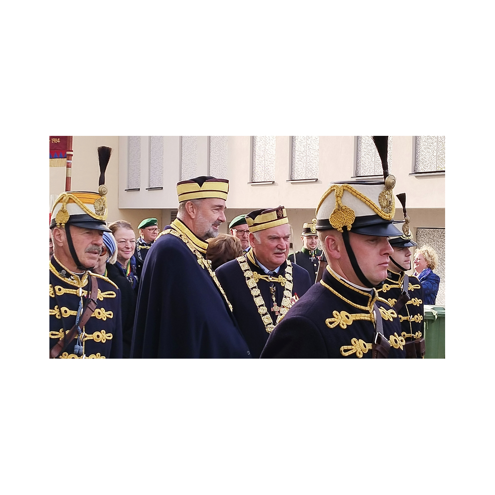 Stiftungsfest 2025 in Eisenstadt, Festzug, Kirche und Ausklang