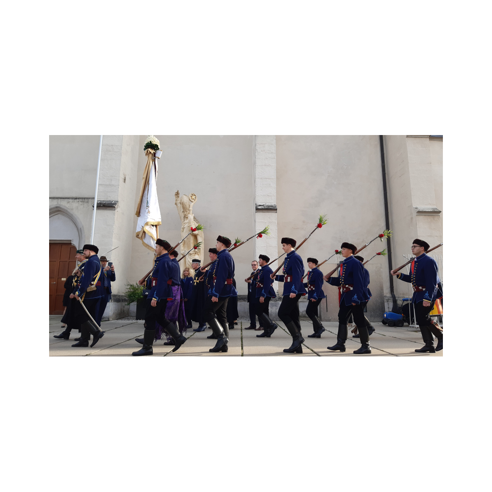 Stiftungsfest 2025 in Eisenstadt, Festzug, Kirche und Ausklang