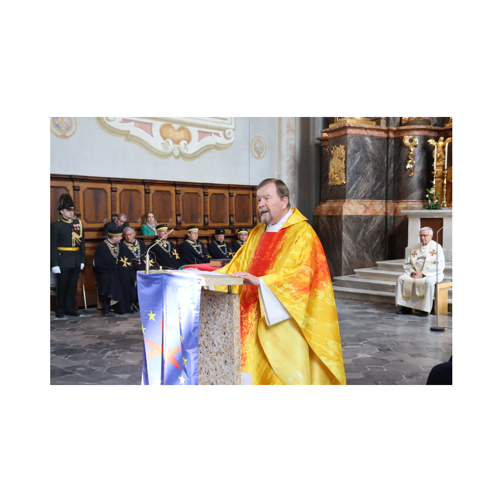 Legastsfest 10 Jahre Legat Patria Lipizzanae Styriae, Vorprogramm in Piber, Agappe in Köflach, Festzug zur Kirche, Fest in der Kirche, Essen beim Windl, Überreichung der Skulptur von Elisabeth Raunig an Karl von Hanbsburg, Ausklang