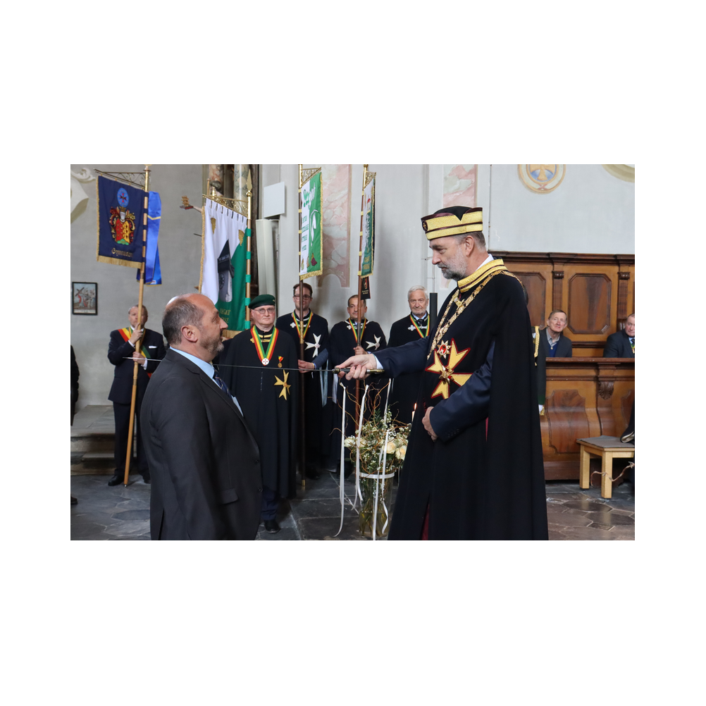 Legastsfest 10 Jahre Legat Patria Lipizzanae Styriae, Vorprogramm in Piber, Agappe in Köflach, Festzug zur Kirche, Fest in der Kirche, Essen beim Windl, Überreichung der Skulptur von Elisabeth Raunig an Karl von Hanbsburg, Ausklang