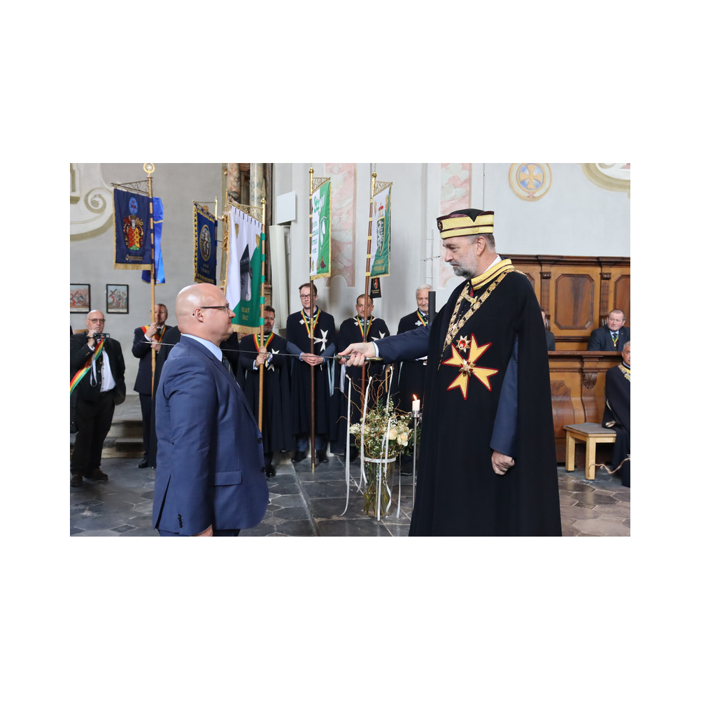 Legastsfest 10 Jahre Legat Patria Lipizzanae Styriae, Vorprogramm in Piber, Agappe in Köflach, Festzug zur Kirche, Fest in der Kirche, Essen beim Windl, Überreichung der Skulptur von Elisabeth Raunig an Karl von Hanbsburg, Ausklang