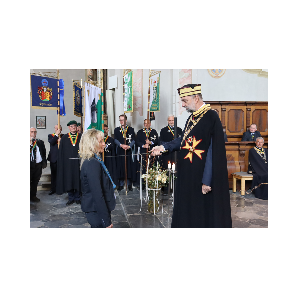 Legastsfest 10 Jahre Legat Patria Lipizzanae Styriae, Vorprogramm in Piber, Agappe in Köflach, Festzug zur Kirche, Fest in der Kirche, Essen beim Windl, Überreichung der Skulptur von Elisabeth Raunig an Karl von Hanbsburg, Ausklang