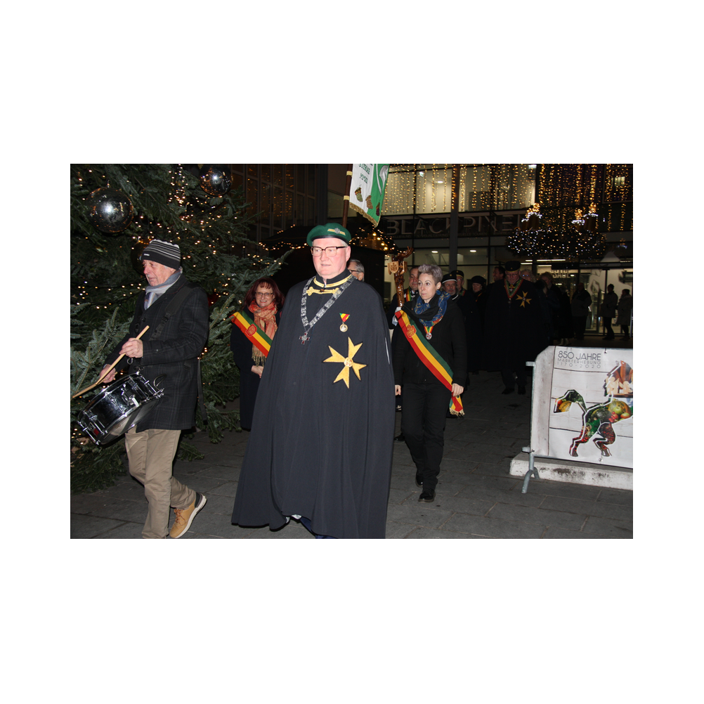 Weinsegnung in der Stadtpfarrkirche Köflach, im Dezember 2024. Segnung in der Kirche, Agappe und Ausklang