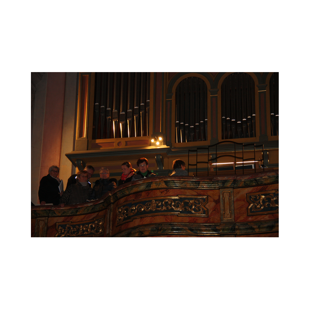 Weinsegnung in der Stadtpfarrkirche Köflach, im Dezember 2024. Segnung in der Kirche, Agappe und Ausklang