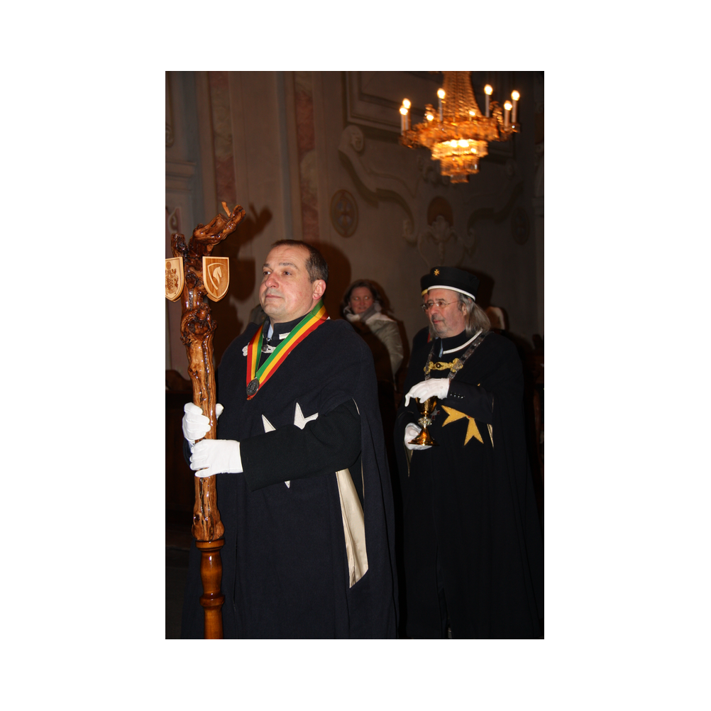 Weinsegnung in der Stadtpfarrkirche Köflach, im Dezember 2024. Segnung in der Kirche, Agappe und Ausklang