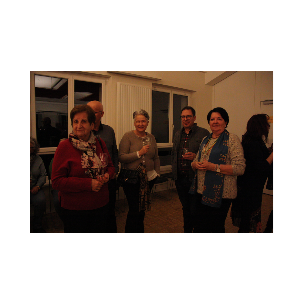 Weinsegnung in der Stadtpfarrkirche Köflach, im Dezember 2024. Segnung in der Kirche, Agappe und Ausklang