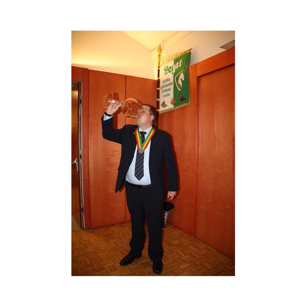 Weinsegnung in der Stadtpfarrkirche Köflach, im Dezember 2024. Segnung in der Kirche, Agappe und Ausklang