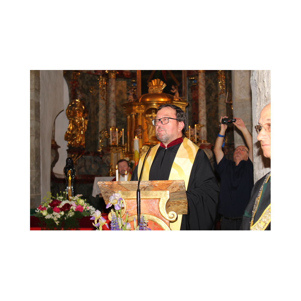 Legatsfest Patria Lipizzanae Styriae 2016 in Piber, Festzug, Kirche, Ansprache von Karl von Habsburg im Volkshaus Köflach