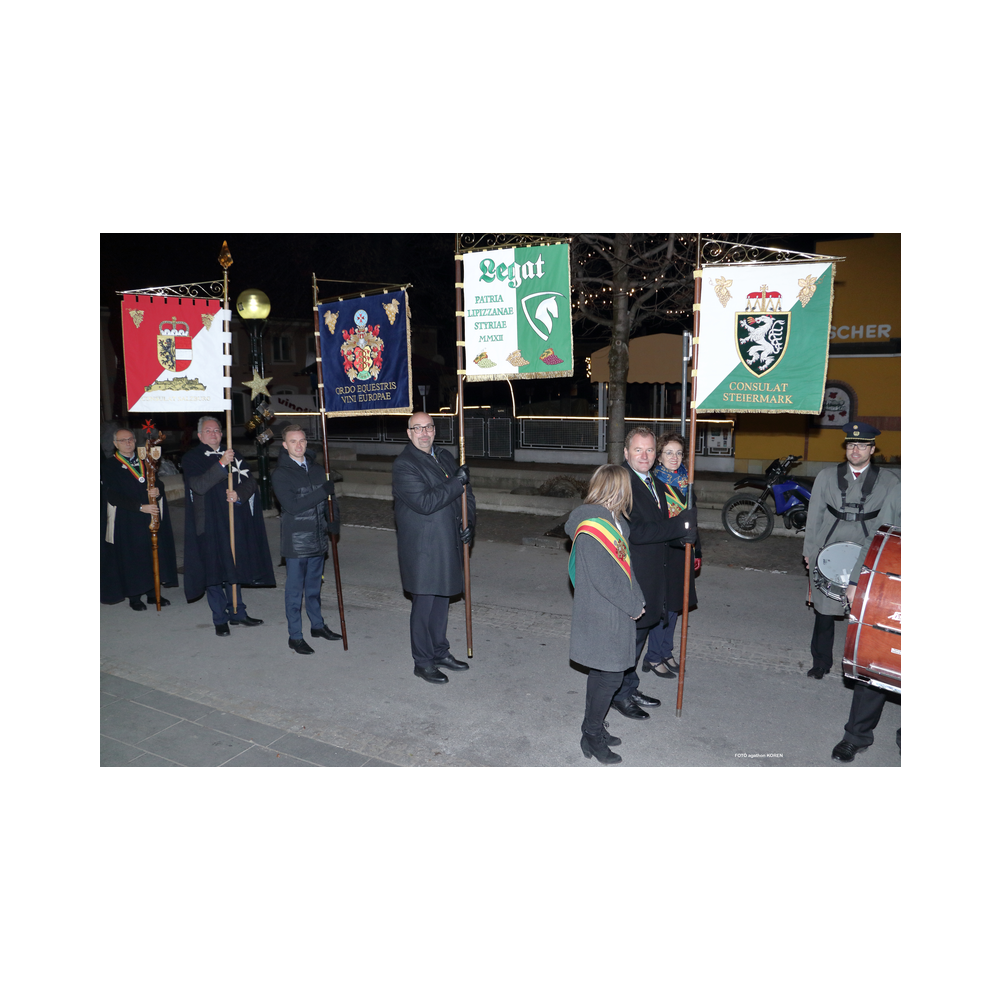 Adventfestr Legat Patria Lipizzanae Styriae 2019, Agape, Festzug und Kirche sowie Ausklang