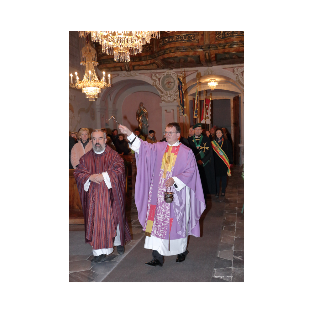 Adventfestr Legat Patria Lipizzanae Styriae 2019, Agape, Festzug und Kirche sowie Ausklang