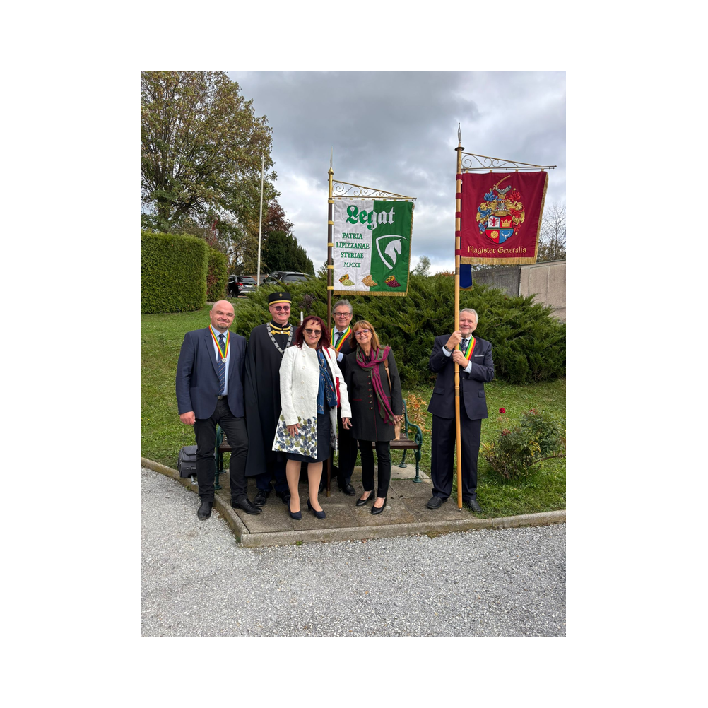 Komtureifest in Gleisdorf, Kirche, Akreditierungen, Gruppenbilder und Ausklang