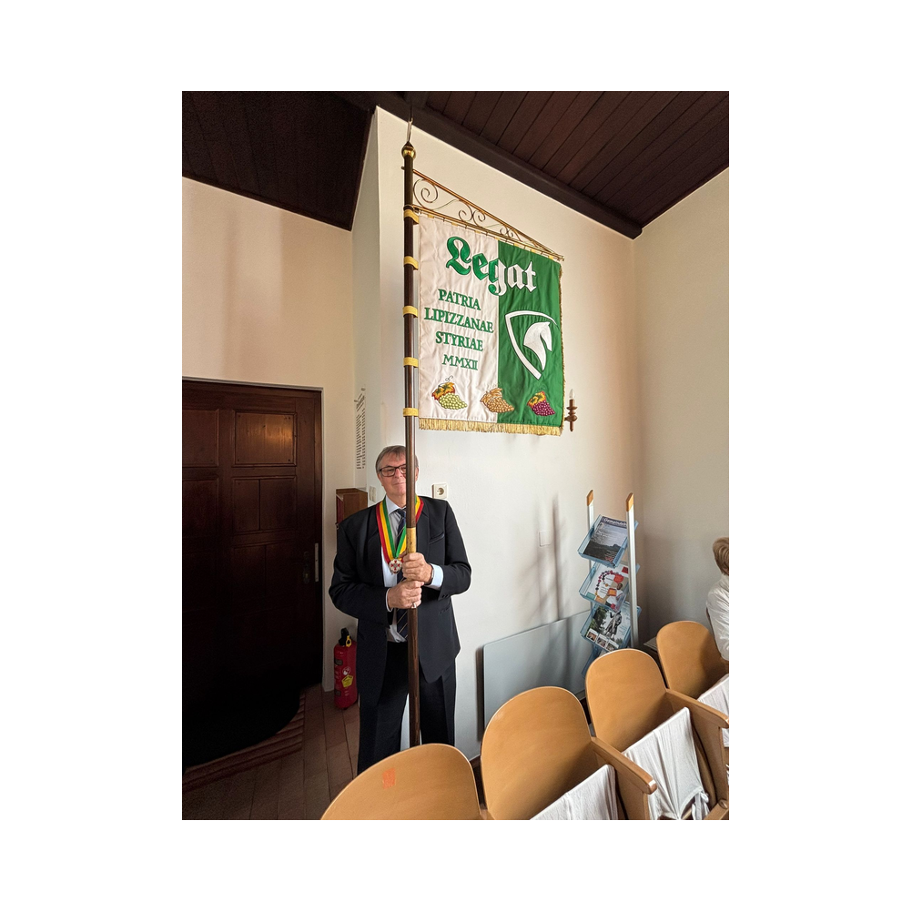 Komtureifest in Gleisdorf, Kirche, Akreditierungen, Gruppenbilder und Ausklang